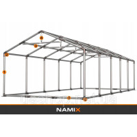 Павильон садовый гараж тент слад NAMIX ROYAL 4x8 м 560 г / м²