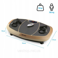 Вібраційна платформа 3D,  Gymtek XP750 до 180 кг