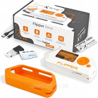 Комплект Flipper Zero Flipper Zero | силіконовий чохол | карта пам'яті 64 ГБ | USB-кардрідер | кабель USB-C | інструкція користува