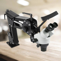 VEVOR 252348 Тринокулярний стереомікроскоп Zoom WF10X 20 мм бінокулярна стерео колонна підставка для ювелірних