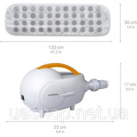 Ванна гідромасажна Bubble mat гідромасажна Medisana MBH 88375 450 Вт