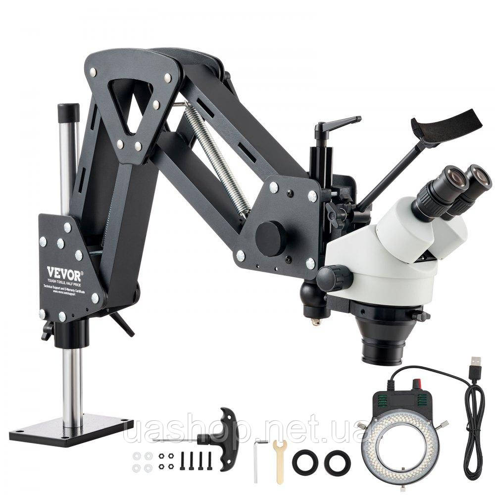 Ювелірні вироби VEVOR Multidirectional Microscope Spring Mount Ring Light 7X-45X 304633