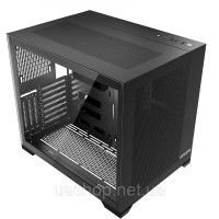Ігровий корпус VEVOR для ПК Mid-Tower, двокамерний, для материнської плати ATX без вентилятора 305340