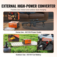 VEVOR PCP компресор 30Mpa/4500 PSI повітряний компресор 0,5 л портативний PCP DC12V & AC115V компресор 25хв