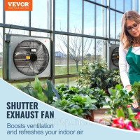 Витяжний вентилятор VEVOR Настінний вентилятор 615 мм 2892 CFM AC 115 W 310066