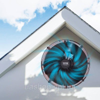 VEVOR витяжний вентилятор 2940CFM 420x275mm регульований термостат горище 310077