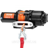 Vevor 310226 Електрична лебідка 12V 2041KG Електрична лебідка Мотор Лебідка Позашляхова лебідка ATV