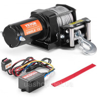 Vevor 310227 Електрична лебідка 12V 1361KG Електрична лебідка Мотор Лебідка Позашляхова лебідка ATV