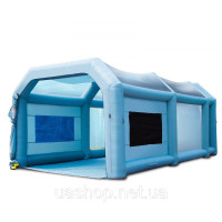 Vevor 310438 Портативний надувний намет для фарбування Diy фарбування розпилювачем 750 960 Вт фарбувальна камера для захисту від