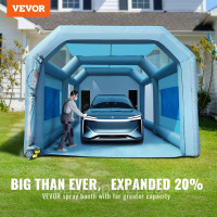 Vevor 310440 Портативний надувний намет для фарбування розпилювачем Надувний намет для захисту від розпилення фарби для проектів