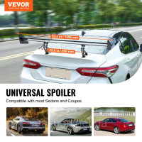 Vevor 310679 Універсальний задній спойлер GT Style Регульований спойлер багажника 135см