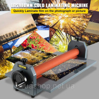 Холодний ламінатор VEVOR 1000 мм ручний складаний рулонний ламінатор для фотоплівки з товстого залізного