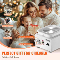 Vevor 312656 Mini Pottery Wheel Міні-електричний керамічний круг 320RPM Білий