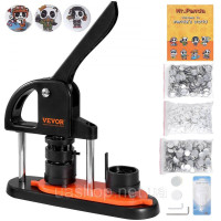 Vevor 312777 Машина для виготовлення значків 32 мм 500 шт. Прес для виготовлення значків, прес для кнопок, машина для виготовлення