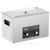Vevor 313450 Ультразвуковий очищувач 30 л з таймером нагрівання та amp; Кошик Цифрова звукова машина