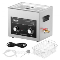 Vevor 313451 Ультразвуковий очисник 10 л з таймером нагрівання та amp; Кошик Цифрова звукова машина
