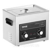 Vevor 313451 Ультразвуковий очисник 10 л з таймером нагрівання та amp; Кошик Цифрова звукова машина