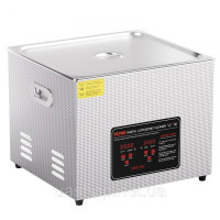 Vevor 313452 Ультразвуковий очищувач 15 л з таймером нагрівання та amp; Кошик Цифрова звукова машина
