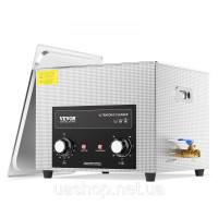 Vevor 313453 Ультразвуковий очисник 15 л з таймером нагрівання та amp; Кошик Цифрова звукова машина