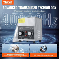 Vevor 313457 Ультразвуковий очисник з таймером нагріву & Кошик Digital Sound Machine 2L