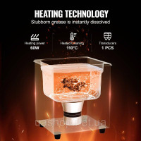 Vevor 313457 Ультразвуковий очисник з таймером нагріву & Кошик Digital Sound Machine 2L