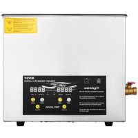 Vevor 313460 Цифровий ультразвуковий очисник 10L Нагрівач Таймер Очищення ювелірних окулярів Vevor 313460 Цифровий ультразвуковий очисник 10L Нагрівач Таймер Очищення ювелірних окулярів