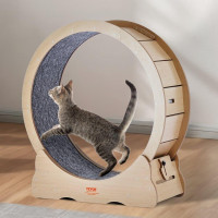 Vevor 313595 Колесо для тренування котів для домашніх котів з коміркою-дряпалкою 91 см