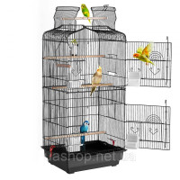 Vevor 313702 Клітка для птахів Клітка для хвилястих папужок Birdhouse Birdhouse 457x355x925mm Black