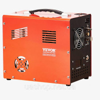 Vevor 313870 PCP Повітряний компресор 4500PSI Автоматична зупинка Пневматична гвинтівка Компресор Вбудований конвертер