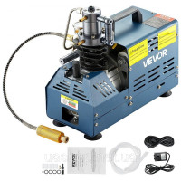 Vevor 313872 Компресор високого тиску, 4500 PSI/30 MPA/300 BAR, 1800 Вт 220 В для пневматичної гвинтівки з автоматичним