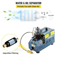 Vevor 313872 Компресор високого тиску, 4500 PSI/30 MPA/300 BAR, 1800 Вт 220 В для пневматичної гвинтівки з автоматичним