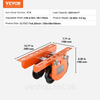 Vevor 313936 Електрична лебідка з ручним приводом, 1 т 2,68