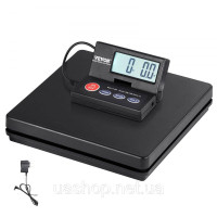 Vevor 314248 Платформні ваги 10г-50кг Посилочні ваги 2г Точність цифрових ваг кг/фунт/фунт:унція/г Лічильні ваги 250x250x43мм
