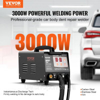 Vevor 314499 Набір для ремонту вм'ятин 3kW для точкового зварювання, 2 зварювальні пістолети