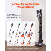 Vevor 315589 Підставка для пилососа Dyson Multi-Models, підлогова підставка 32x26x126 см, чорна