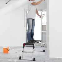 Vevor 315831 Алюмінієва робоча платформа складна робоча платформа 100x30x48.7см робоча платформа 200кг вантажопідйомність лавка з