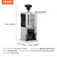 Vevor 316439 Машина для зачистки кабелів 1,5-30 мм Машина для зачистки кабелів Ручна або з приводом від дриля Машина для зачистки