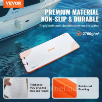 Vevor 317288 Надувний плавучий док, 4,57 х 1,82 м, докова платформа, нековзний килимок для плавучого дока з портативною сумкою для