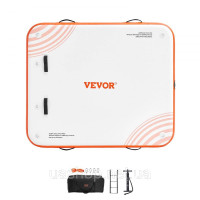 Vevor 317294 Надувний плавучий док, док платформа 1,82 х 1,52 м, нековзний килимок для плавучого дока з портативною сумкою для