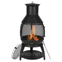 Vevor 317740 Обігрівач для патіо Садовий камін Ацтекська піч Chimenea Вогнище φ500 x 1100 мм