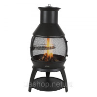 Vevor 317740 Обігрівач для патіо Садовий камін Ацтекська піч Chimenea Вогнище φ500 x 1100 мм