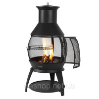 Vevor 317740 Обігрівач для патіо Садовий камін Ацтекська піч Chimenea Вогнище φ500 x 1100 мм