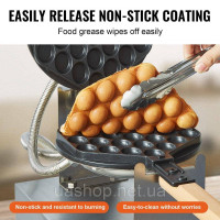 VEVOR Bubble Waffle Maker Egg Waffle 1400W Вафельниця 50-250°C Температура 322065