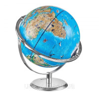 Навчальний глобус VEVOR 254 мм, інтерактивний AR World Globe із додатком AR Golden Globe, світлодіодне нічне