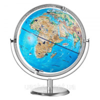 Навчальний глобус VEVOR 254 мм, інтерактивний AR World Globe із додатком AR Golden Globe, світлодіодне нічне