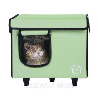 VEVOR Будиночок для котів Cat Cave Hut Heated 42x33x39cm Green (S) 328268