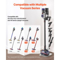 Підставка для пилососа VEVOR 126 см, кронштейн для зберігання Dyson Multi-Model, сріблястий 328502