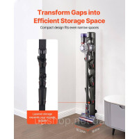 Підставка для пилососа VEVOR Dyson Multi-Models, підлогова підставка 32x26x126 см, чорна 328504