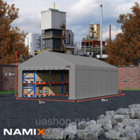 Намет Namix BASIC 5x8 складський/торговий 41016