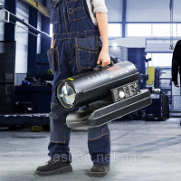 Гасовий/дизельний теплий повітряний обігрівач VEVOR, торпедоподібний обігрівач приміщення потужністю 70 000 BTU, портативний з